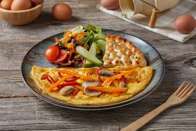 Sebzeli Omlet