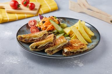 Kavurmalı Bazlama Tost