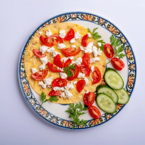 Omlet Lorlu Domatesli